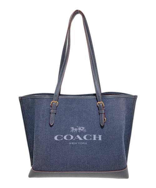 COACH（コーチ）COACH (コーチ) モリー トートバッグ ネイビーの古着・服飾アイテム