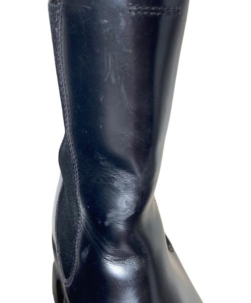 PRADA（プラダ）PRADA (プラダ) モノリスチェルシーブーツ ブラック サイズ:24.5の古着・服飾アイテム