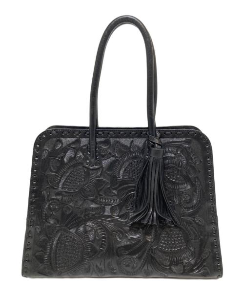 Carving Tribes（カービングトライブス）CARVING TRIBES (カービングトライブス) ハンドバッグ ブラックの古着・服飾アイテム