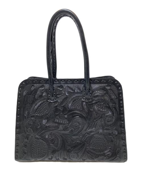 Carving Tribes（カービングトライブス）CARVING TRIBES (カービングトライブス) ハンドバッグ ブラックの古着・服飾アイテム