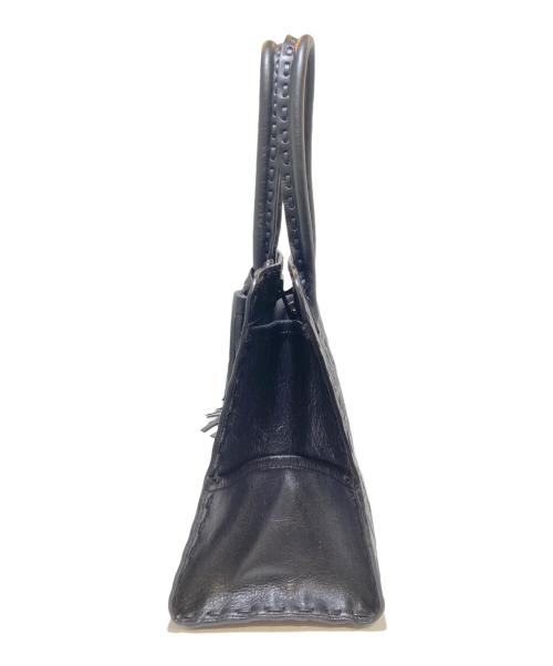 Carving Tribes（カービングトライブス）CARVING TRIBES (カービングトライブス) ハンドバッグ ブラックの古着・服飾アイテム