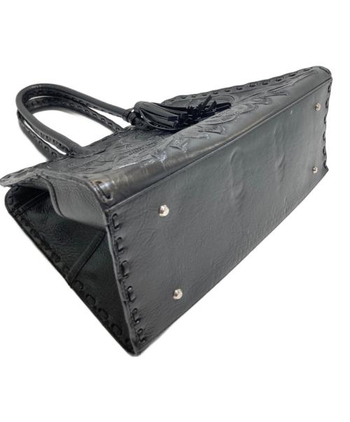 Carving Tribes（カービングトライブス）CARVING TRIBES (カービングトライブス) ハンドバッグ ブラックの古着・服飾アイテム