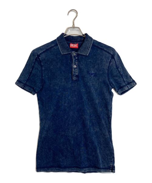 DIESEL（ディーゼル）DIESEL (ディーゼル) ポロシャツ インディゴ サイズ:XSの古着・服飾アイテム