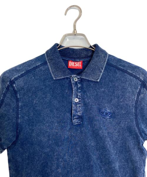 DIESEL（ディーゼル）DIESEL (ディーゼル) ポロシャツ インディゴ サイズ:XSの古着・服飾アイテム