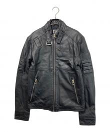 G-STAR RAW（ジースターロゥ）の古着「カウレザージャケット」｜ブラック