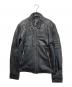 G-STAR RAW（ジースターロゥ）の古着「カウレザージャケット」｜ブラック