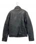 G-STAR RAW (ジースターロゥ) カウレザージャケット ブラック サイズ:M：17000円