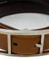 HERMES (エルメス) リバーシブルベルト ブラウン：25000円