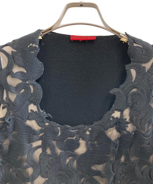 VIVIENNE TAM（ヴィヴィアンタム）VIVIENNE TAM (ヴィヴィアンタム) カットワークデザインワンピース ブラック サイズ:Sの古着・服飾アイテム