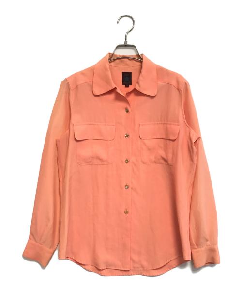 Jean Paul GAULTIER CLASSIQUE（ジャンポールゴルチエクラシック）Jean Paul GAULTIER CLASSIQUE (ジャンポールゴルチエクラシック) 丸襟オープンカラーシャツ ピンク サイズ:40の古着・服飾アイテム
