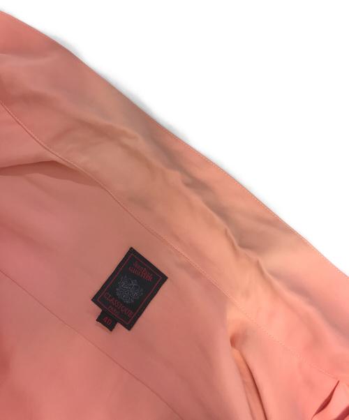 Jean Paul GAULTIER CLASSIQUE（ジャンポールゴルチエクラシック）Jean Paul GAULTIER CLASSIQUE (ジャンポールゴルチエクラシック) 丸襟オープンカラーシャツ ピンク サイズ:40の古着・服飾アイテム