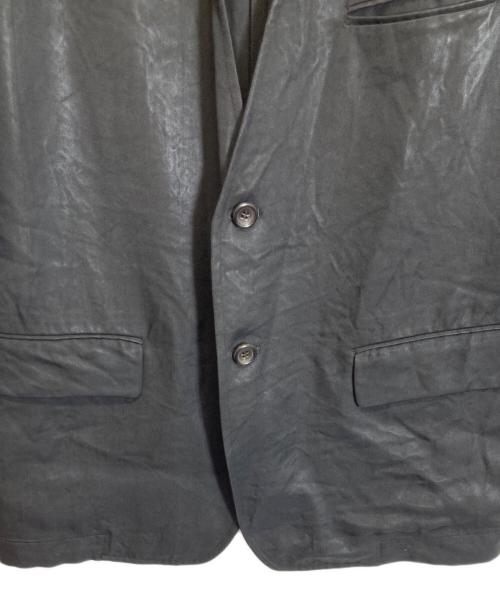 tricot COMME des GARCONS（トリココムデギャルソン）tricot COMME des GARCONS (トリココムデギャルソン) トリアセテートノーカラージャケット ブラック サイズ:-の古着・服飾アイテム