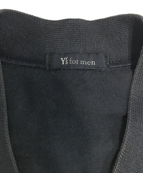 Y's for men（ワイズフォーメン）Y's for men (ワイズフォーメン) コットンカーディガン ブラック サイズ:表記なしの古着・服飾アイテム