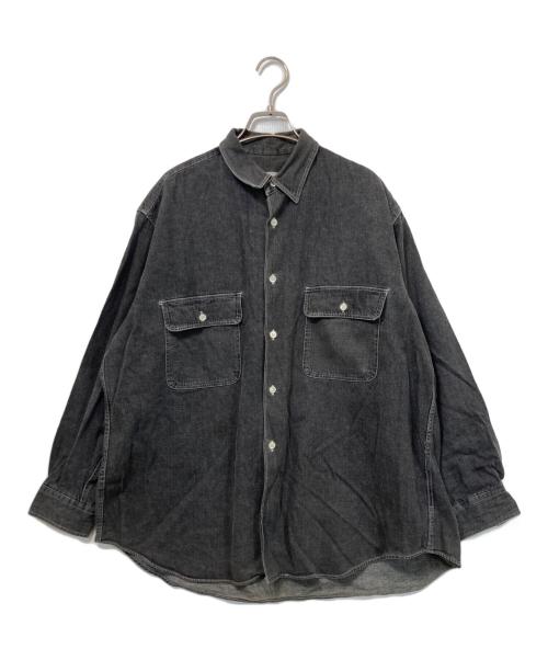 COMME des GARCONS HOMME（コムデギャルソン オム）COMME des GARCONS HOMME (コムデギャルソン オム) デニムシャツ ブラック サイズ:記載なしの古着・服飾アイテム