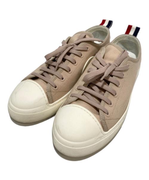 MONCLER（モンクレール）MONCLER (モンクレール) LINDAローカットスニーカー ピンク サイズ:39の古着・服飾アイテム