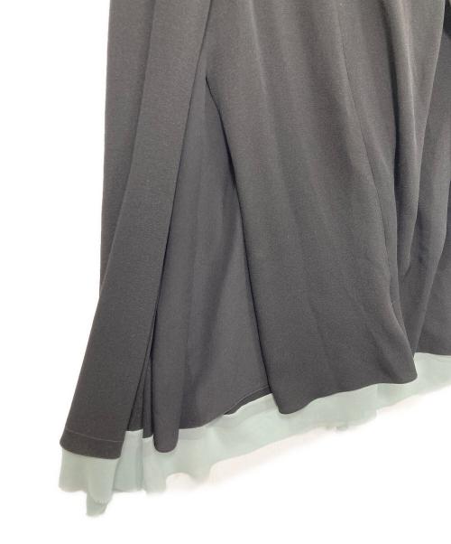 FENDI（フェンディ）FENDI (フェンディ) シルクロングスカート ブラック サイズ:36の古着・服飾アイテム