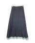 FENDI（フェンディ）の古着「シルクロングスカート」｜ブラック