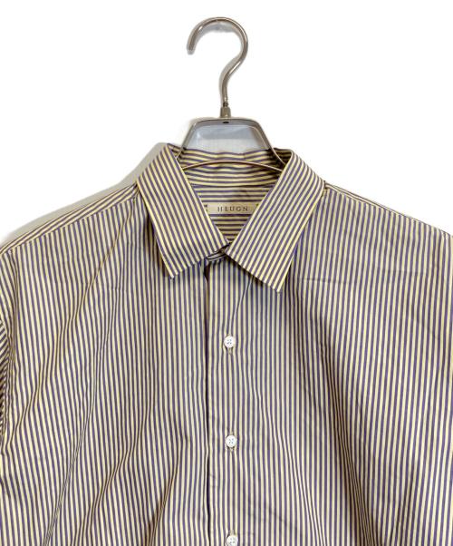 HEUGN（ユーゲン）HEUGN (ユーゲン) シャツ ネイビー×イエロー サイズ:SIZE 2の古着・服飾アイテム