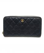 CHANELシャネル）の古着「長財布」｜ブラック