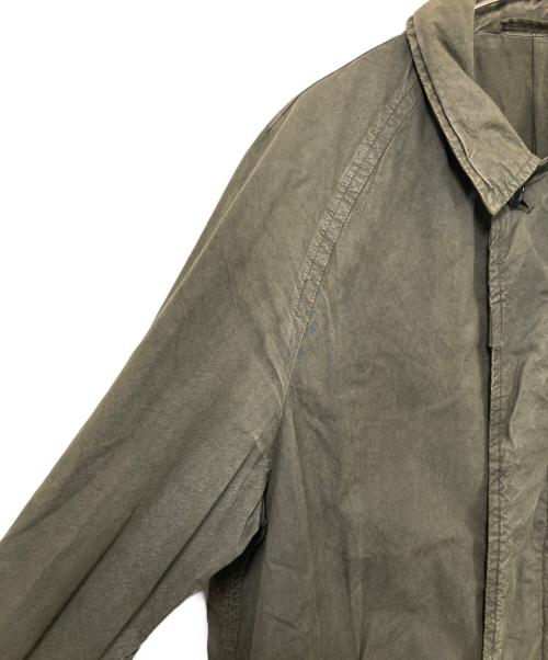 nestrobe confect（ネストローブ コンフェクト）nestrobe confect (ネストローブ コンフェクト) スーピマコットンステンカラーコート カーキ サイズ:3の古着・服飾アイテム