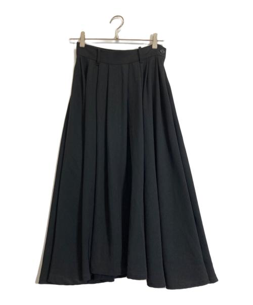 Y's（ワイズ）Y's (ワイズ) タックスカート ブラック サイズ:記載なしの古着・服飾アイテム