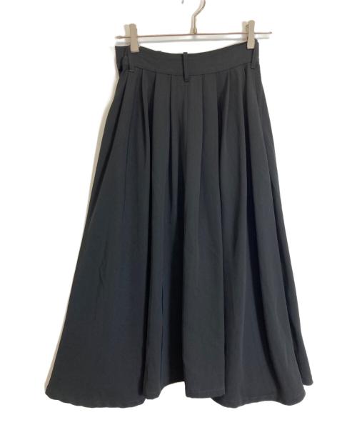 Y's（ワイズ）Y's (ワイズ) タックスカート ブラック サイズ:記載なしの古着・服飾アイテム