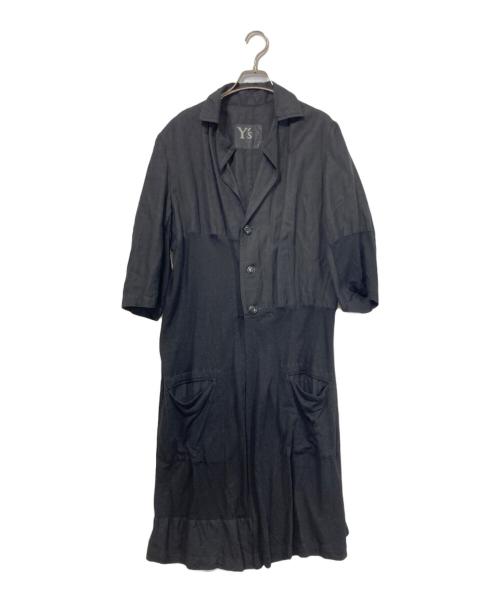Y's（ワイズ）Y's (ワイズ) 切替コート ブラック サイズ:3の古着・服飾アイテム