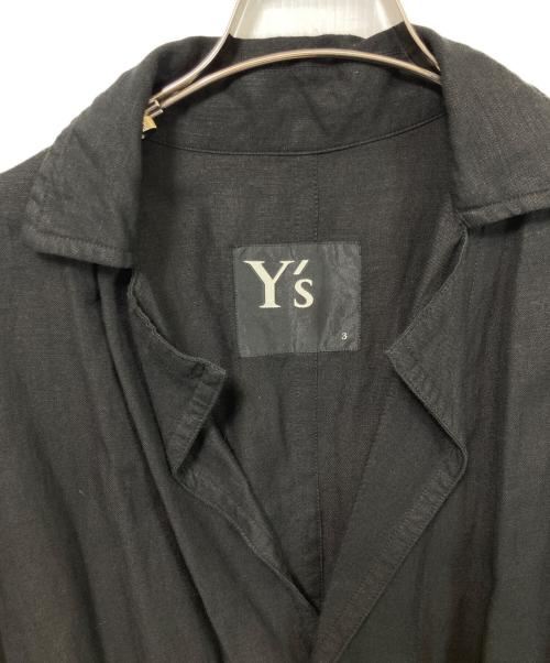Y's（ワイズ）Y's (ワイズ) 切替コート ブラック サイズ:3の古着・服飾アイテム