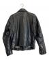 DIESEL (ディーゼル) カウレザーダブルライダースジャケット ブラック サイズ:M：25000円