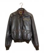 Schottショット）の古着「A-2レザージャケット」｜ブラック