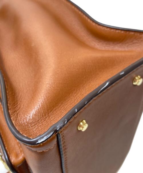 LAUREN RALPH LAUREN（ローレンラルフローレン）LAUREN RALPH LAUREN (ローレンラルフローレン) 2WAYバッグ ブラウンの古着・服飾アイテム