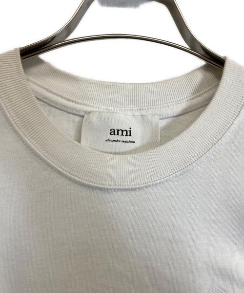 ami（アミ）ami (アミ) Tシャツ ホワイト サイズ:記載なしの古着・服飾アイテム