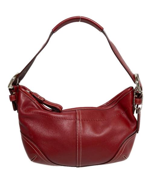 COACH（コーチ）COACH (コーチ) ワンショルダーバッグ レッドの古着・服飾アイテム