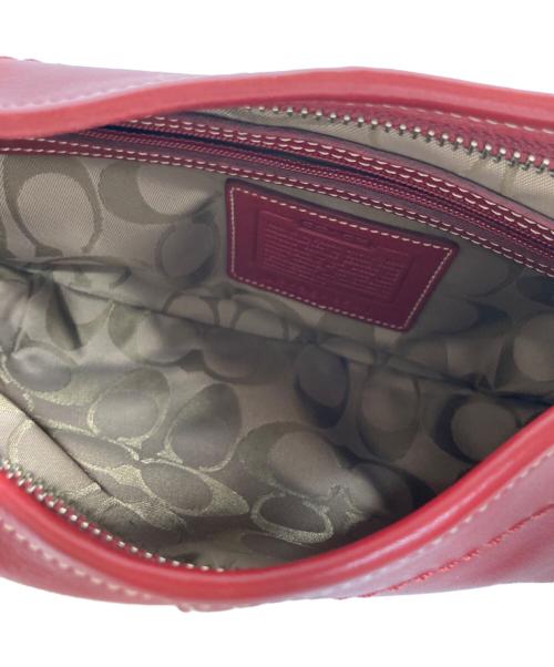 COACH（コーチ）COACH (コーチ) ワンショルダーバッグ レッドの古着・服飾アイテム