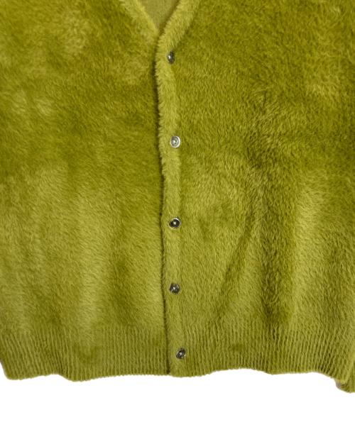 stussy（ステューシー）stussy (ステューシー) モヘアカーディガン グリーン サイズ:Lの古着・服飾アイテム