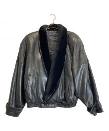 pelle pelle marcbuchanan（ペレ ペレ マーク ブキャナン）の古着「レザージャケット」｜ブラック