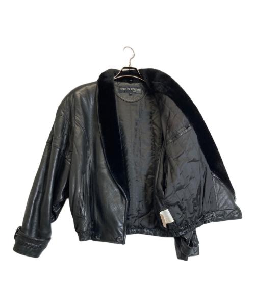 pelle pelle marcbuchanan（ペレ ペレ マーク ブキャナン）pelle pelle marcbuchanan (ペレ ペレ マーク ブキャナン) レザージャケット ブラック サイズ:38の古着・服飾アイテム