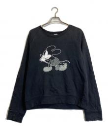 NUMBER (N)INE×DISNEY（ナンバーナイン×ディズニー）の古着「ミッキーマウス スウェット」｜ブラック