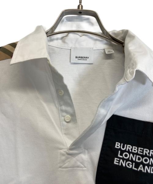 BURBERRY LONDON（バーバリーロンドン）BURBERRY LONDON (バーバリーロンドン) ポロシャツ ホワイト サイズ:140の古着・服飾アイテム