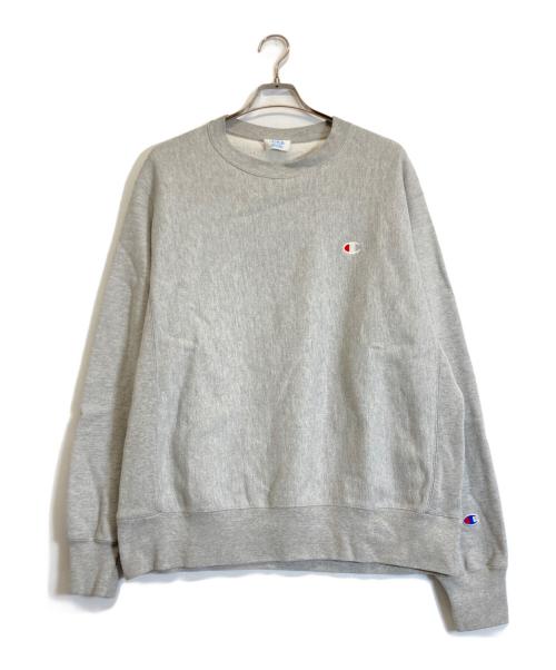 Champion（チャンピオン）Champion (チャンピオン) 目ありリバースウィーブスウェット ライトグレー サイズ:L（JPN2XL）の古着・服飾アイテム