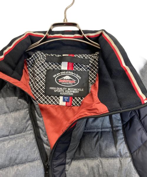 KUSHITANI（クシタニ）KUSHITANI (クシタニ) 中綿ジャケット グレー サイズ:Lの古着・服飾アイテム