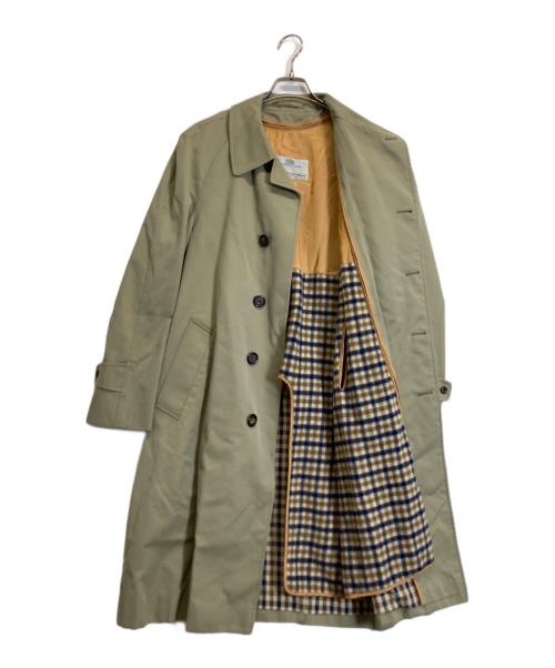 Aquascutum（アクアスキュータム）Aquascutum (アクアスキュータム) ライナー付きステンカラーコート ベージュ サイズ:記載なしの古着・服飾アイテム