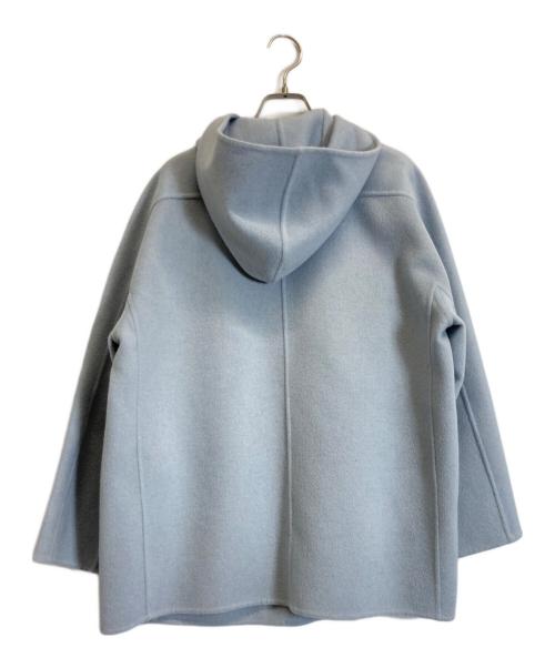 BALLSEY（ボールジィ）BALLSEY (ボールジィ) プレミアムウールリバー フーデッドショートコート ブルー サイズ:34の古着・服飾アイテム