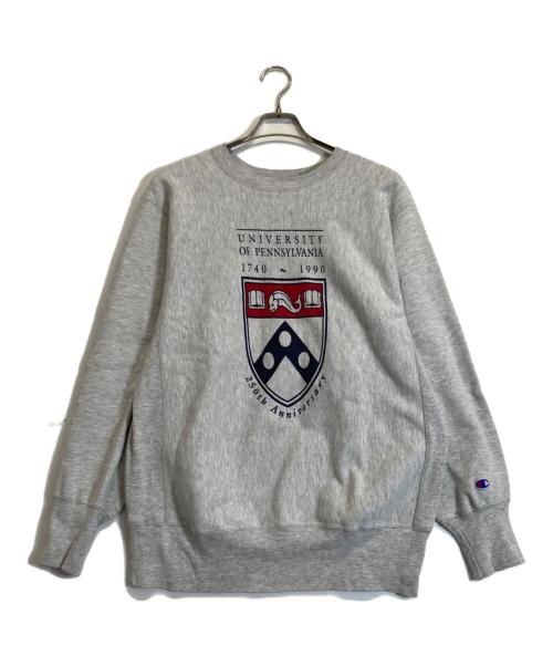 Champion REVERSE WEAVE（チャンピオン リバース ウィーブ）Champion REVERSE WEAVE (チャンピオン リバース ウィーブ) カレッジスウェット グレー サイズ:Lの古着・服飾アイテム