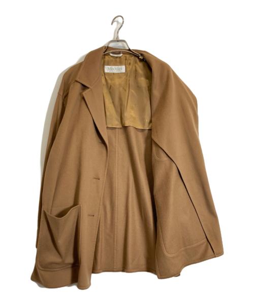 MaxMara（マックスマーラ）MaxMara (マックスマーラ) カシミヤジャケット ベージュ サイズ:42の古着・服飾アイテム