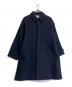 PUBLIC TOKYO（パブリックトウキョウ）の古着「ステンカラーコート」｜ネイビー