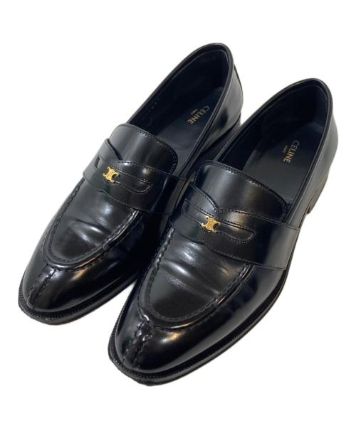 CELINE（セリーヌ）CELINE (セリーヌ) マラケ トリオンフ ローファー ブラック サイズ:37の古着・服飾アイテム