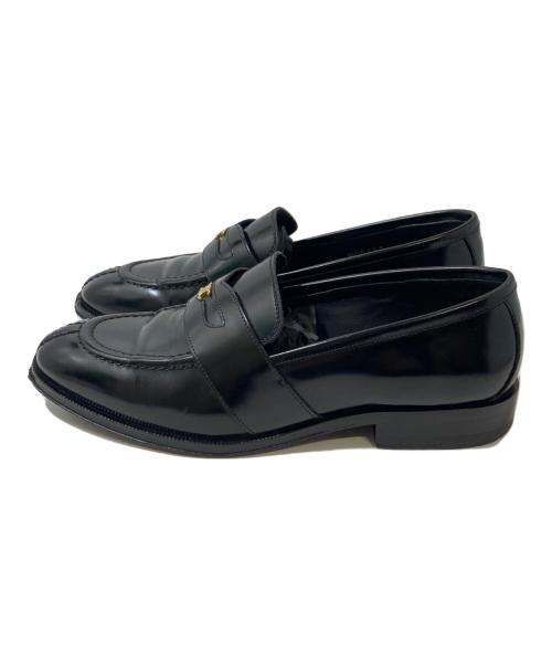 CELINE（セリーヌ）CELINE (セリーヌ) マラケ トリオンフ ローファー ブラック サイズ:37の古着・服飾アイテム