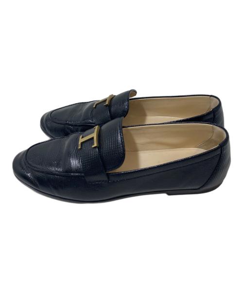 TOD'S（トッズ）TOD'S (トッズ) タイムレスローファー ブラック サイズ:３６．5の古着・服飾アイテム