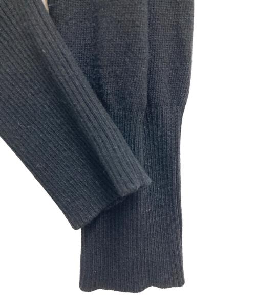 DIESEL（ディーゼル）DIESEL (ディーゼル) ショルダーリングニット ブラック サイズ:Sの古着・服飾アイテム